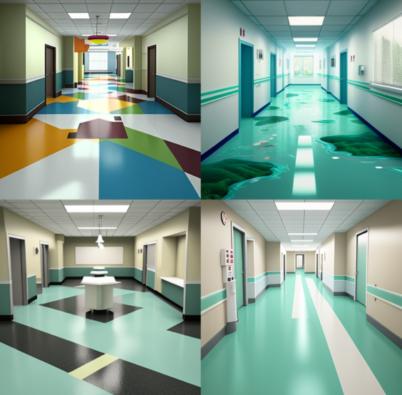 常見(jiàn)常用醫(yī)院地面材料展示