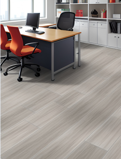 辦公室地面鋪裝材料spc石晶地板