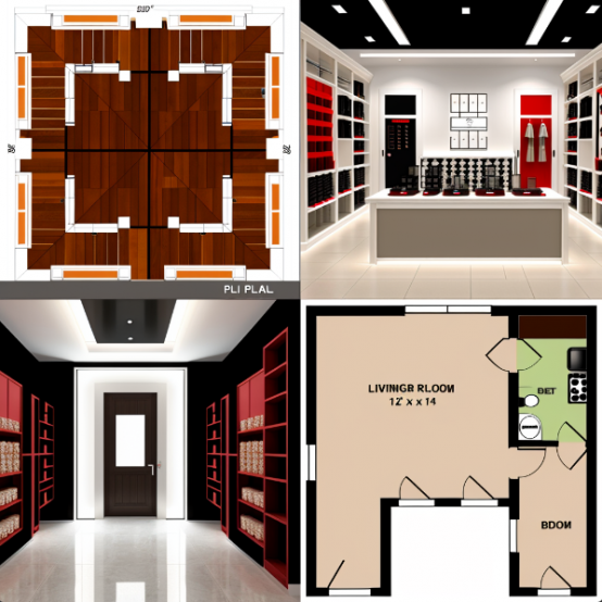 店鋪裝修設(shè)計方案平面效果圖一覽