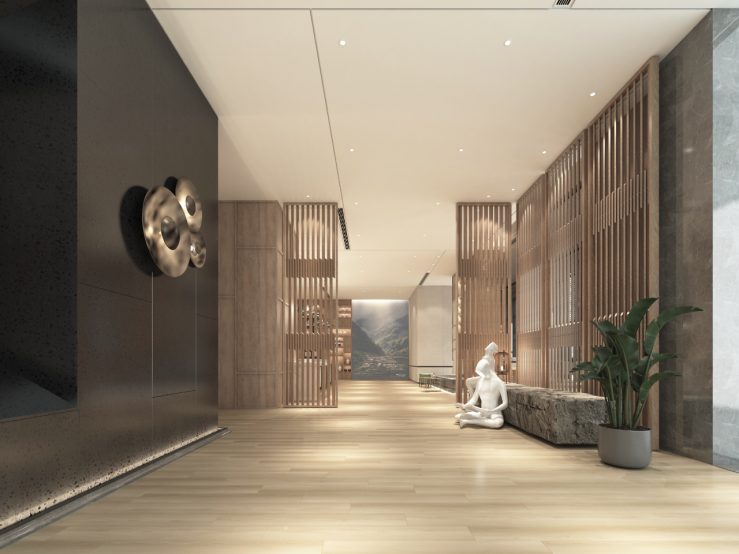 景區(qū)民宿酒店石晶地板裝修效果圖