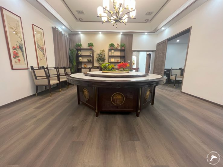 私人會(huì)所改造石晶地板WD912-餐廳正面